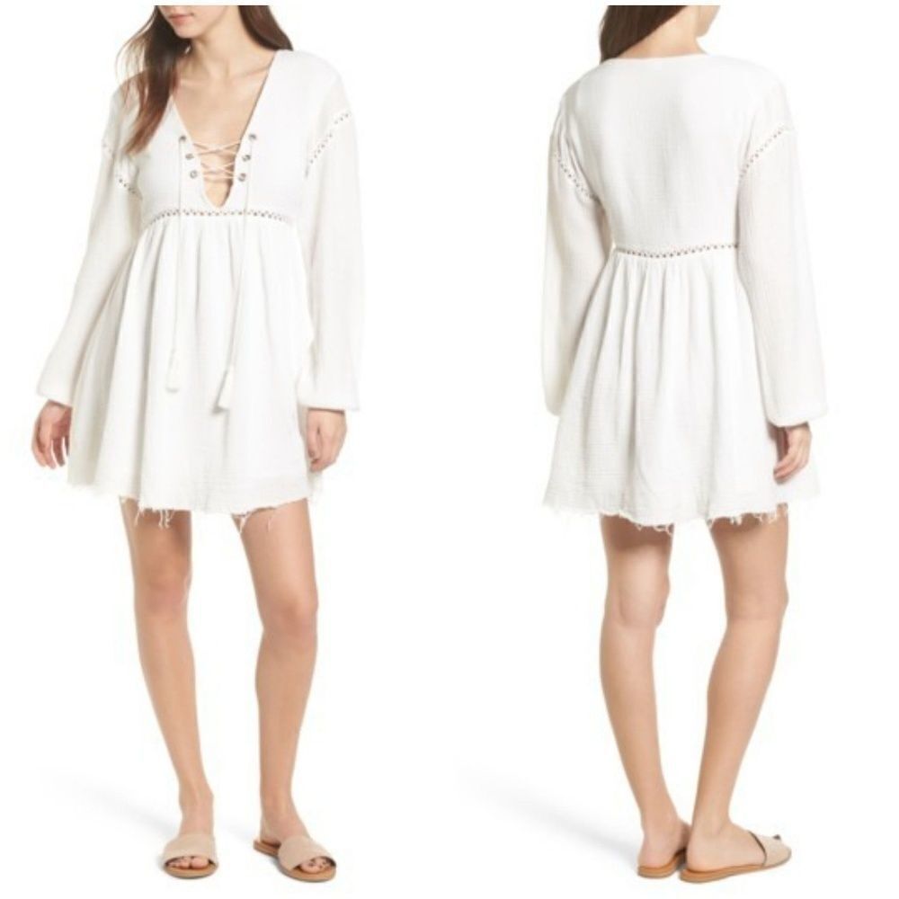 Somedays lovin Babydoll Mini Dress Sz Sm
